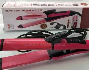 Nova 2-in-1 Hair Styling Flat Iron and Tong