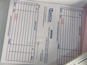 Customized Receipt Books