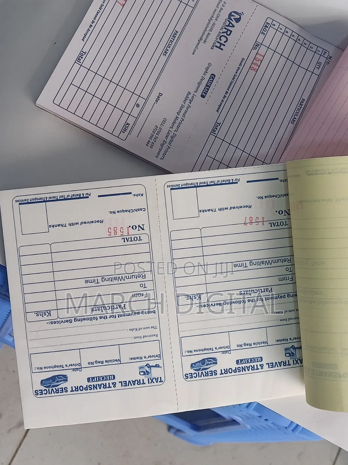 Customized Receipt Books