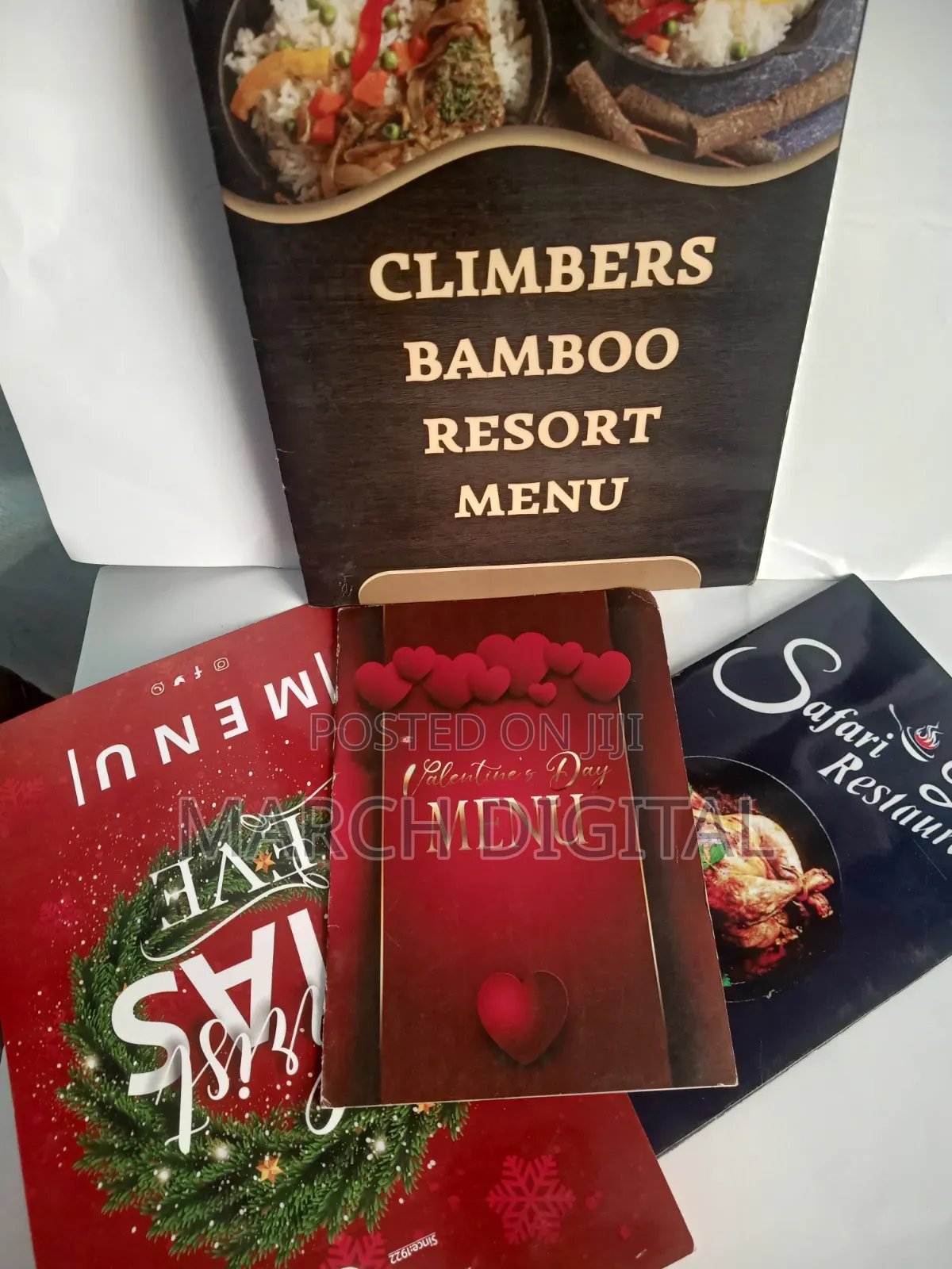 Hotel and Restaurants Menu