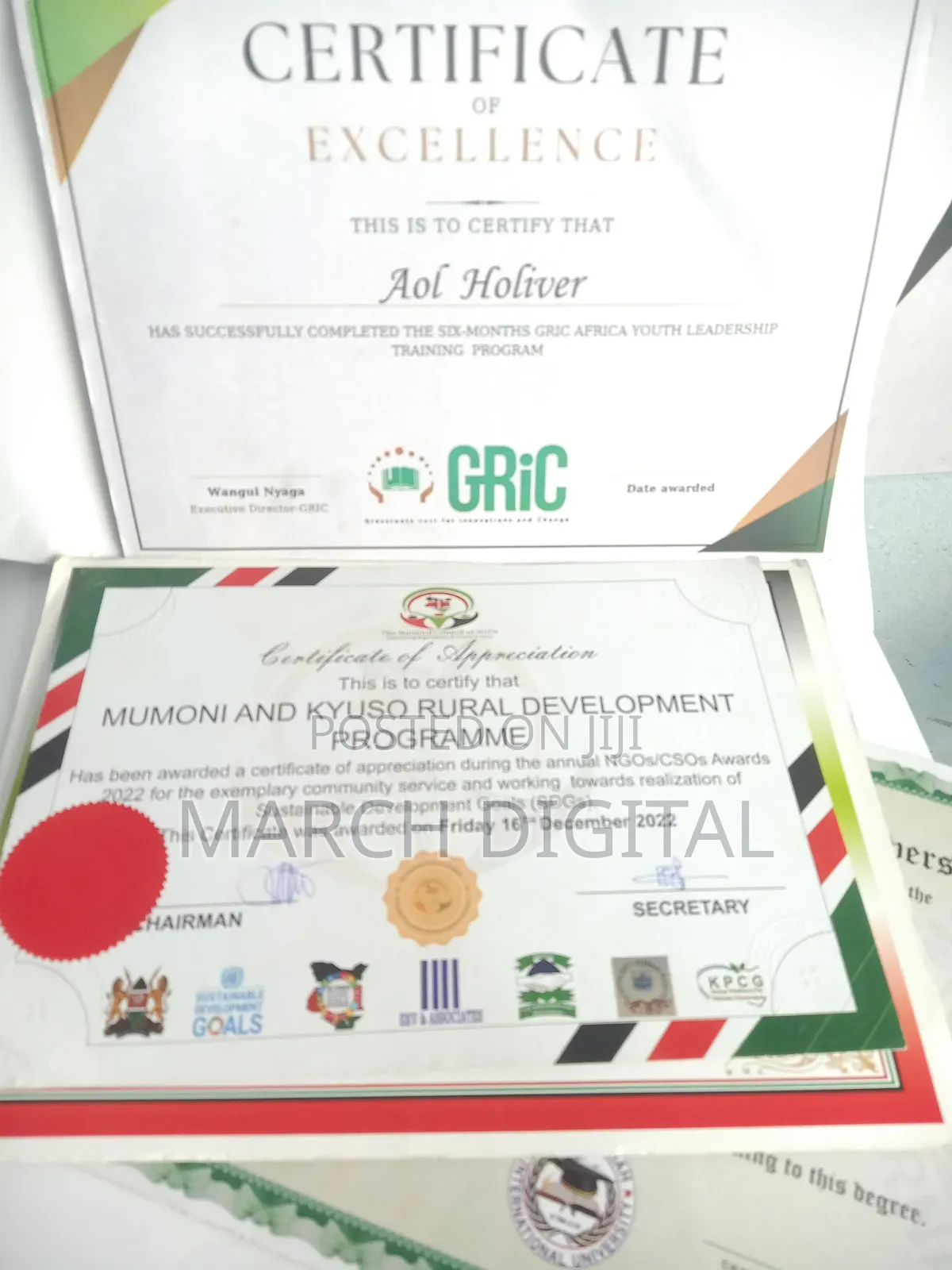 Certificate Printing