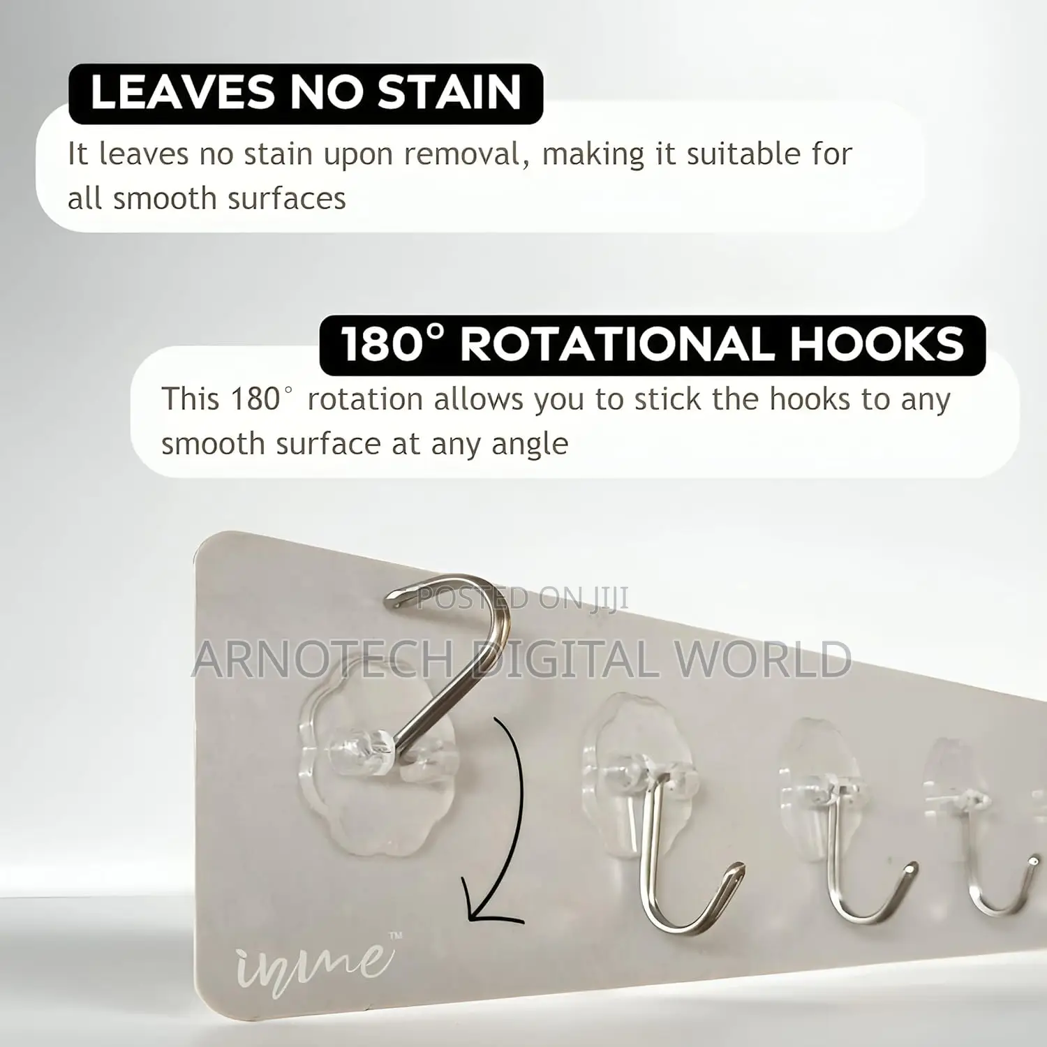 Self Adhesive Wall Hooks With 10 Kg Weight