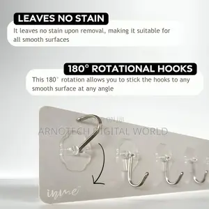 Self Adhesive Wall Hooks With 10 Kg Weight