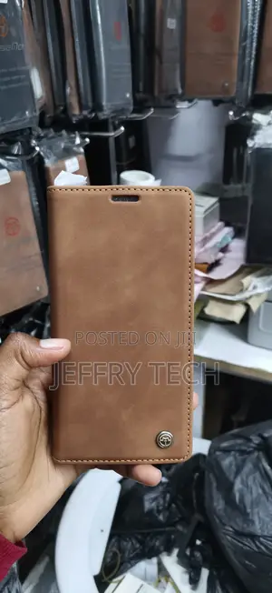 Retro Flip Wallet Case Is Crafted From Suede Leather