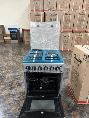 New Model Gas Cooker 3+1 Silver