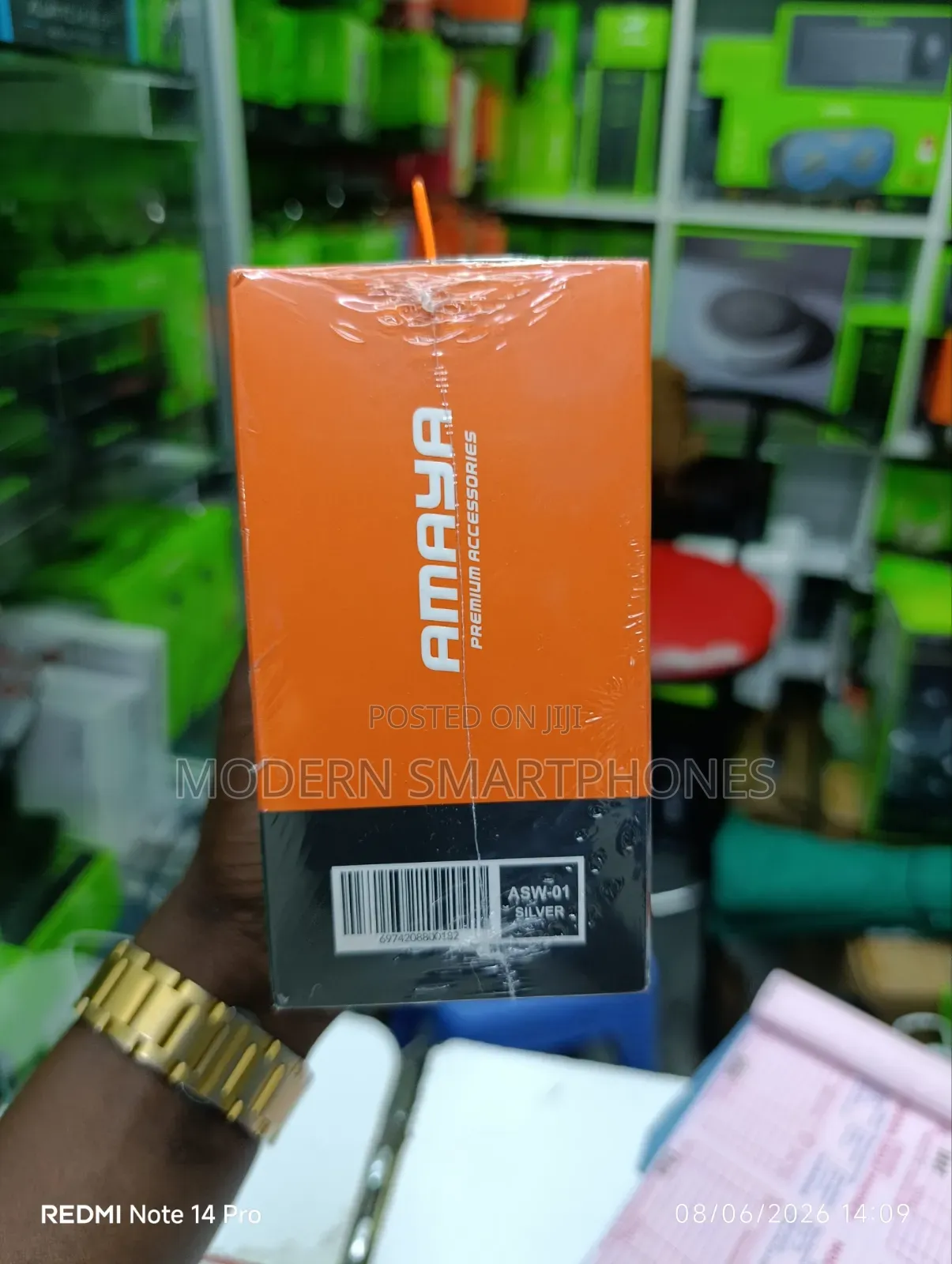 Amaya Asw-01 Smartwatch
Metallic Flame With Bluetooth Call