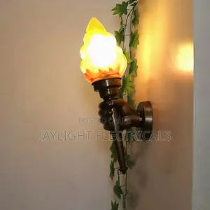 Torch Hand Lamp Vintage Wall Lamp for Bathroom