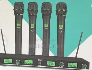 BNK Bk 804 4 in 1 Wireless Microphone System