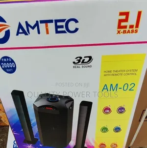 Amtec Am-02 2.1ch Home Theatre Sub Woofer-Bluetooth/Fm/Usb