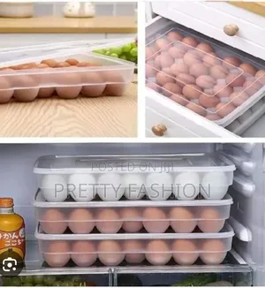 34pc Egg Tray Storage Container With Lid N