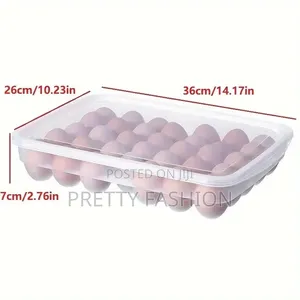 34pc Egg Tray Storage Container With Lid N