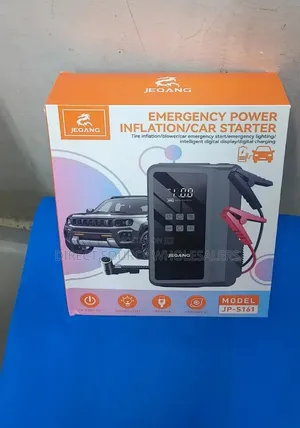 Emergency Car Battery Jump Starter Kit High Capacity