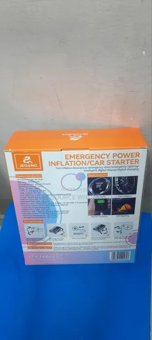 Rechargeable Car Battery Booster Pack Multi-Function Jump Starter.