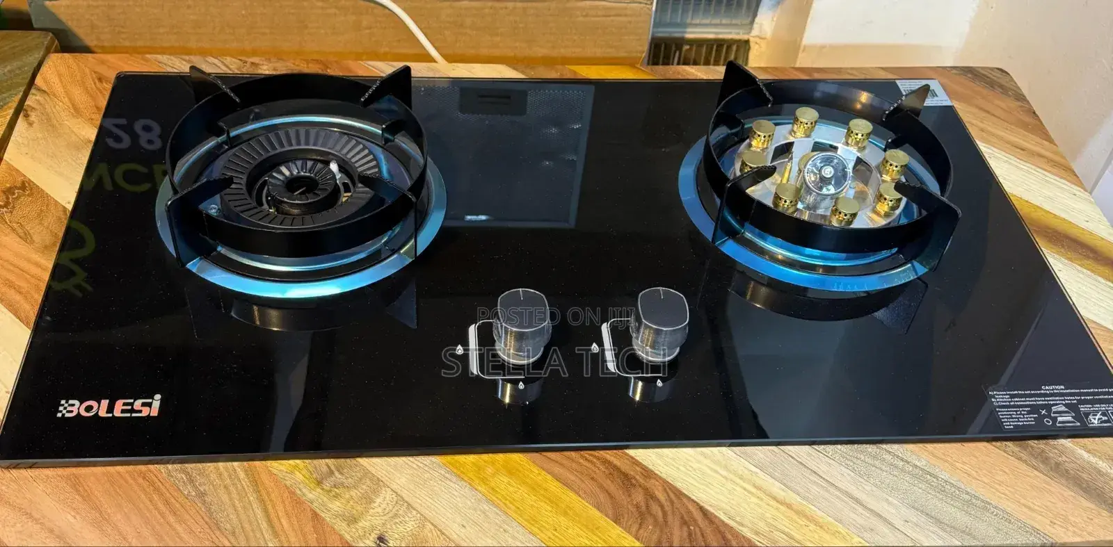 Bolesi Hob 2 Burners With Sensor
