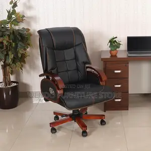 Office Chairs; Executive Premium Leather Recliner Office Chairs