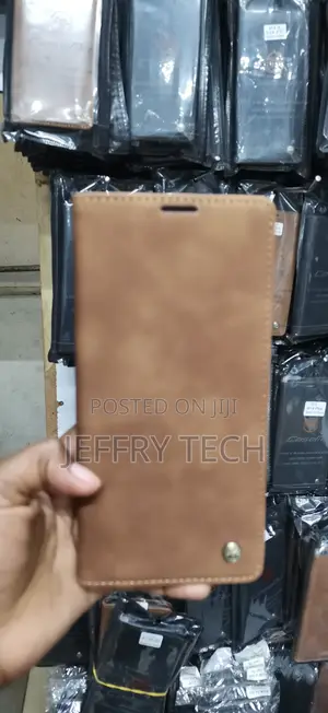 Caseme Brown Pu Leather Wallet Flip Case
