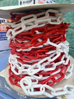 White And Red Security Plastic Chain