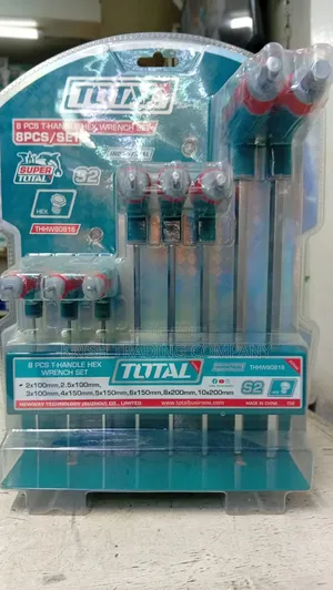 Total 8pcs T-Handle Hex Wrench Set