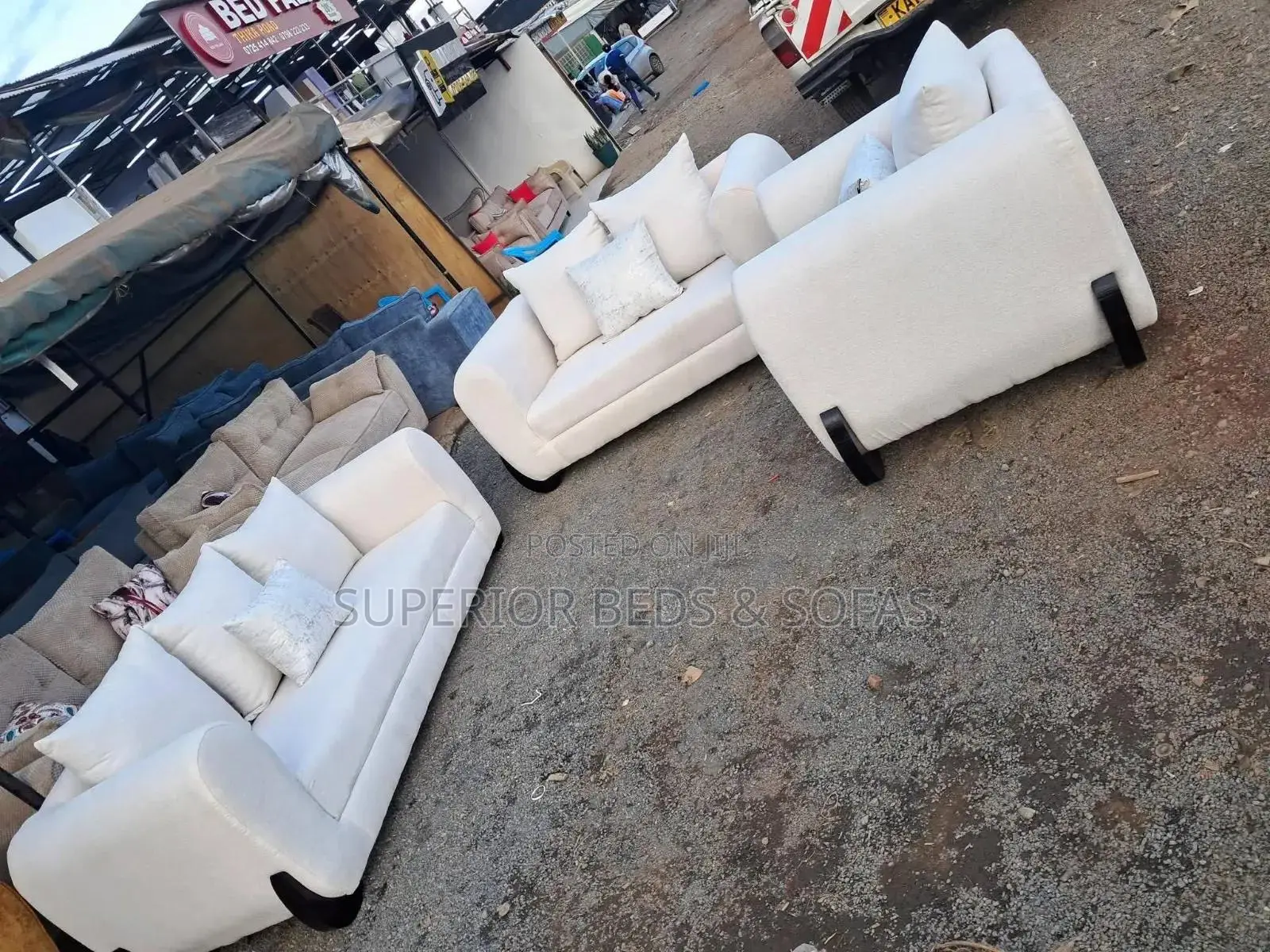Set of 3 + 2 + 1 Seater Sofas on Sale
