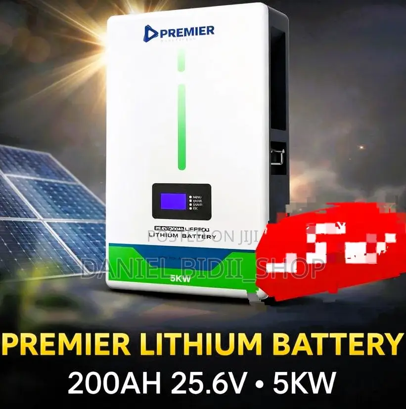 Premier Lithium Battery 5kw 200ah 25.6v