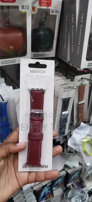 38mm/40mm/41mm Apple Watch Leather Replacement Watch Band