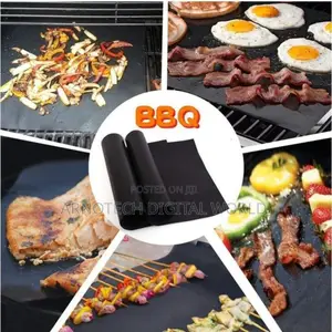 Heavy Duty Non Stick, BBQ Baking Mats - Reusable Easy to Clean