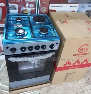Eurochef Cooker 50*55 3+1,The All-in-One Cooker for Everyday Family
