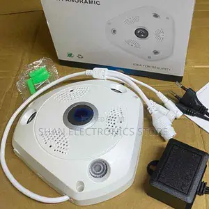 Low-Light 360° Wi-Fi Hidden Camera - 1080p, 32gb Max, White