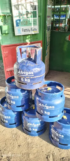 Shell Afrigas 6kg Liquefied Petroleum Gas (Lpg) Cylinder + Gas)