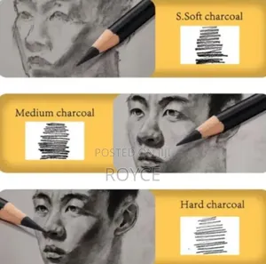 12pcs Charcoal Pencils
