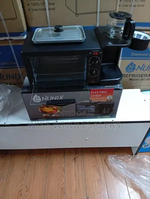 Nunix 3-in-1 Breakfast Maker Features a 12-Liter Toaster Oven