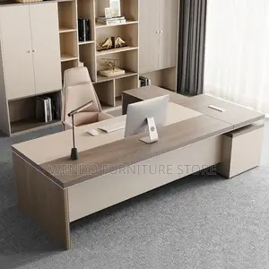 Office Desk; 1600mm Executive L Shaped Office Desk