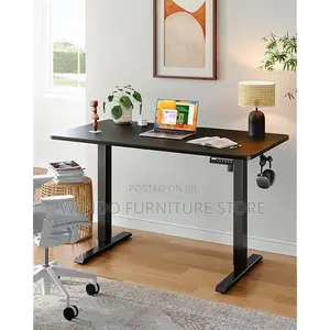 Office Desk; 140cm Electric Adjustable Office Computer Desk