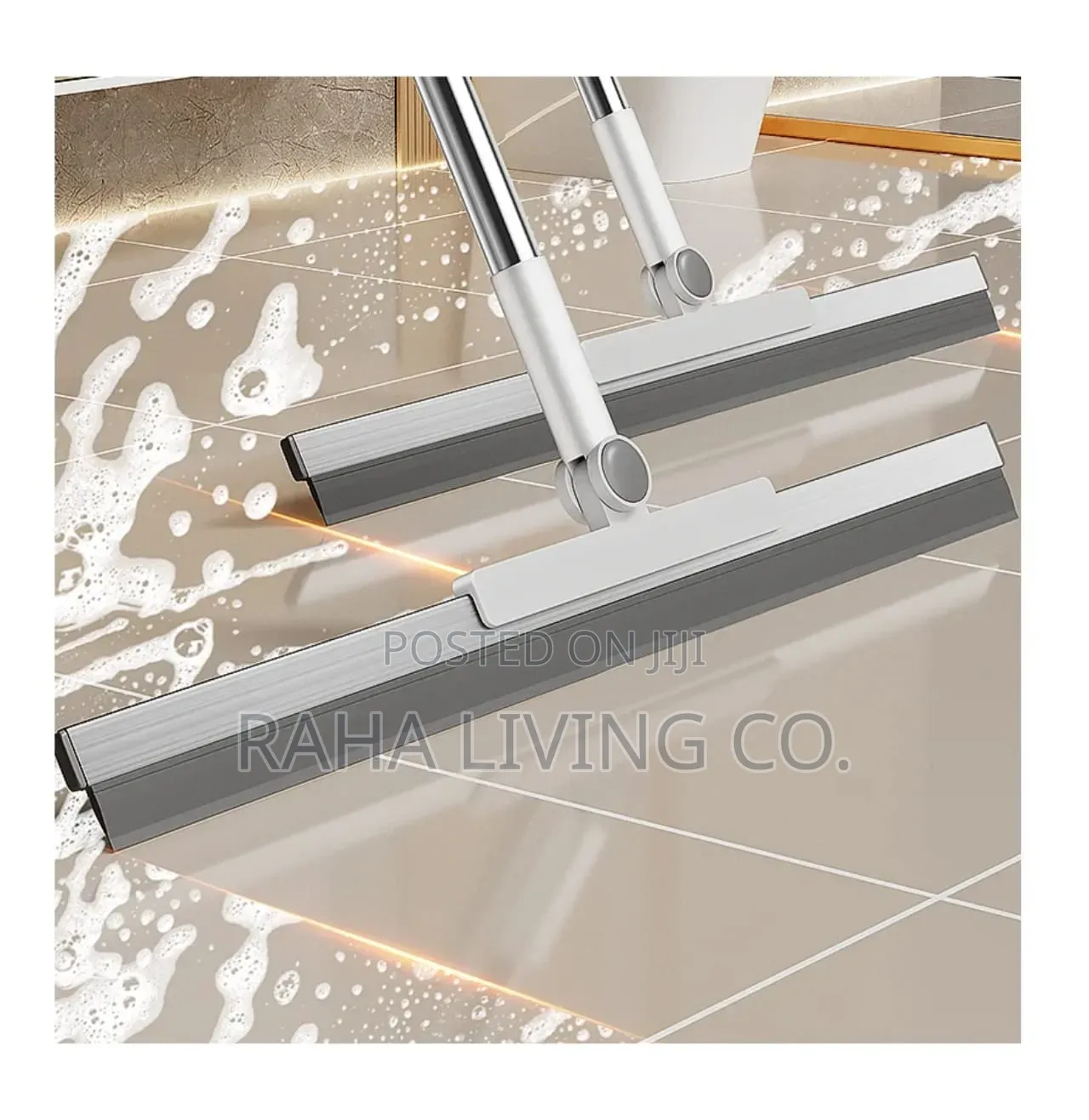 Telescopic Long Handle Window Floor Squeegee Cleaner