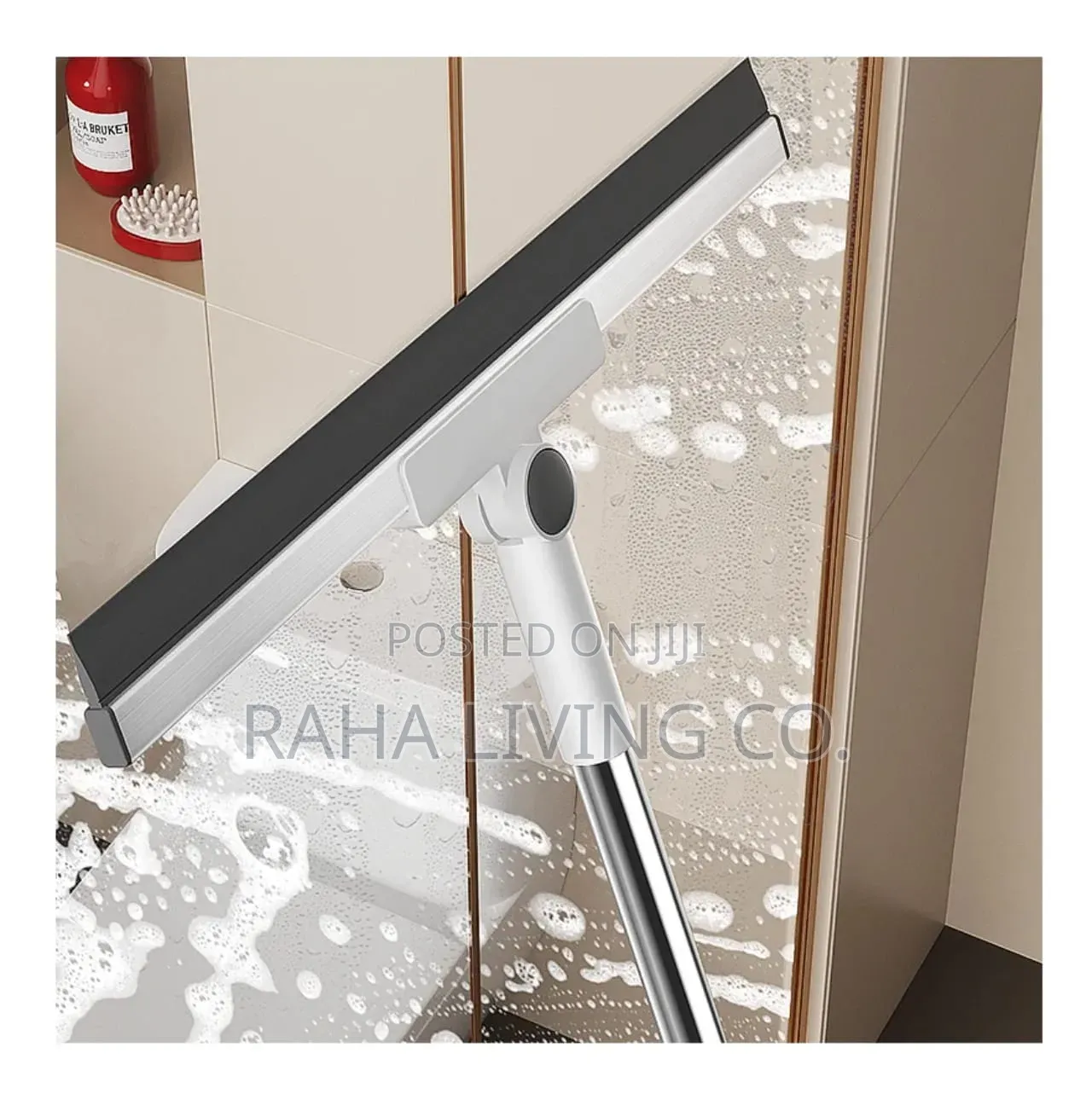 Telescopic Long Handle Window Floor Squeegee Cleaner