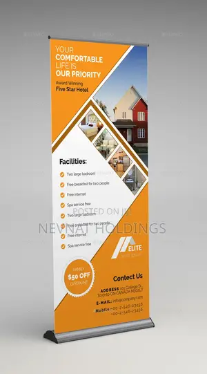 Quality Printed Broadbase Rollup Banners