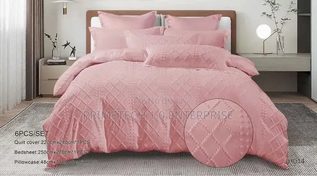 Tufted Duvet Covers With Bedsheet and 2 Pillow Case