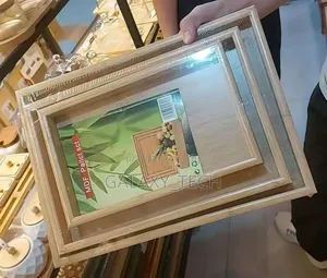 3pcs Bamboo Food Storage Trays