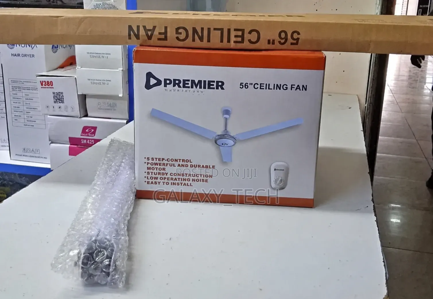 Premier 56" 3-Blade Ceiling Fan