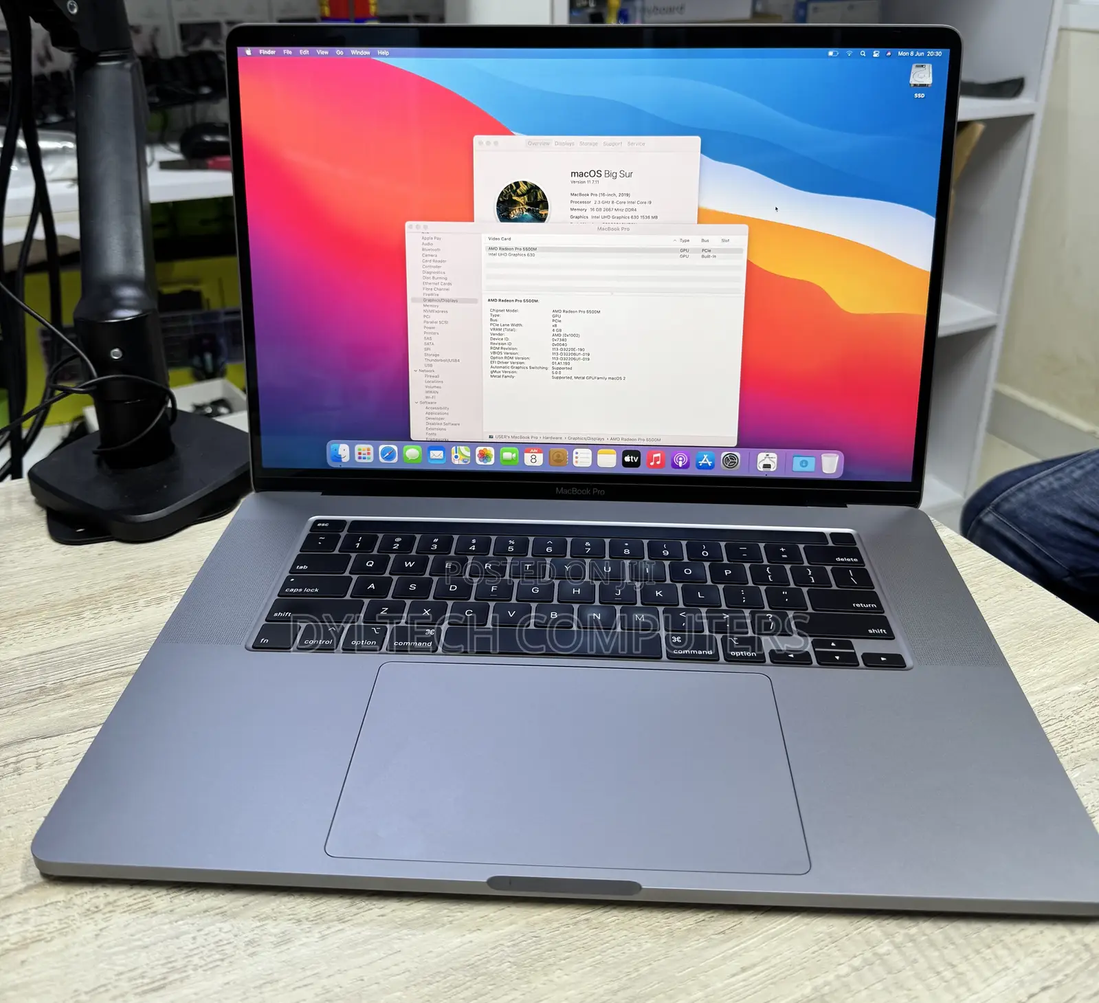 Laptop Apple MacBook Pro 2019 16GB Intel Core i9 SSD 1T