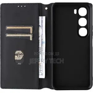 Flip Leather Wallet Cover With 6 Card Slots Kickstand Magnetic for Viv
