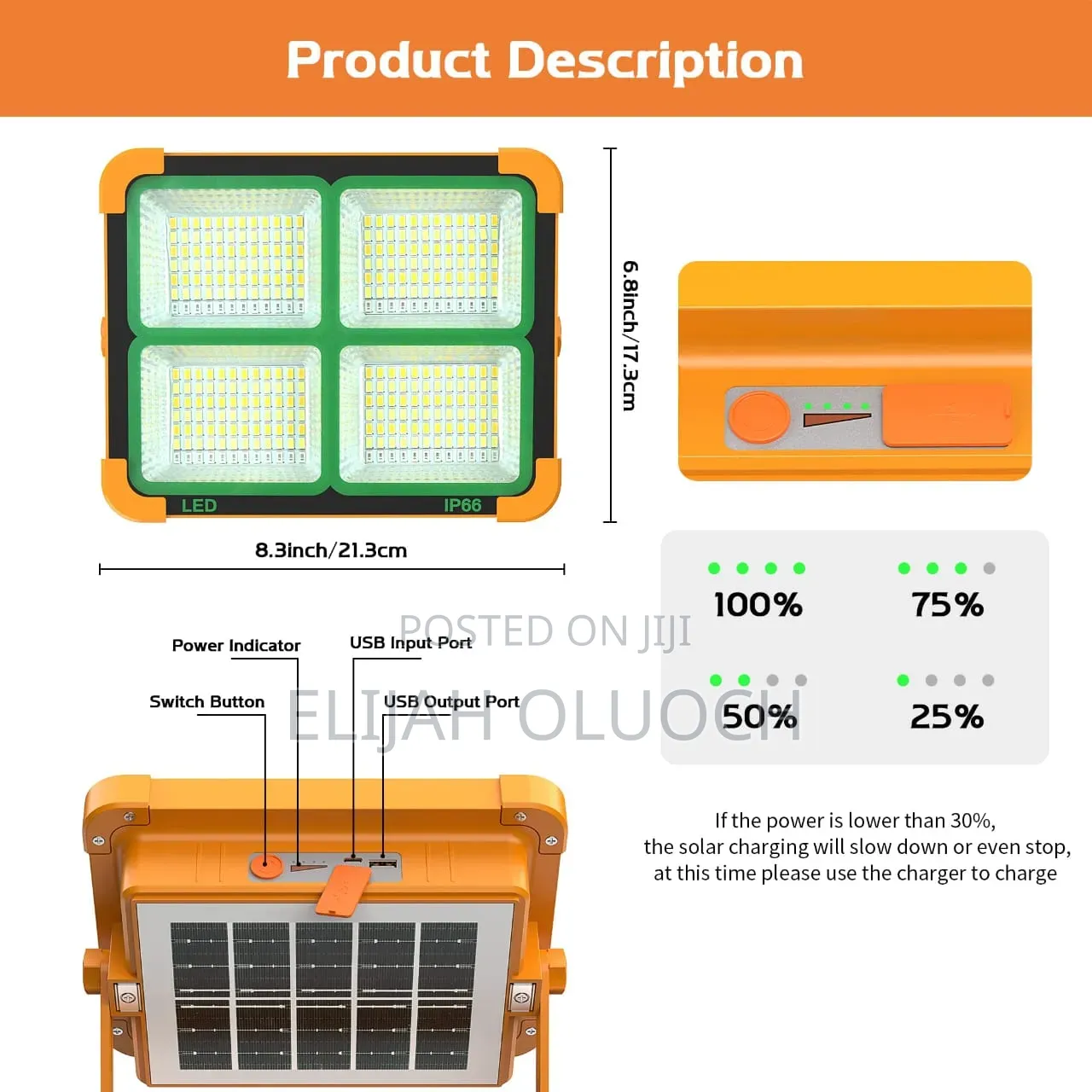 Led Solar Light Charger Now Available