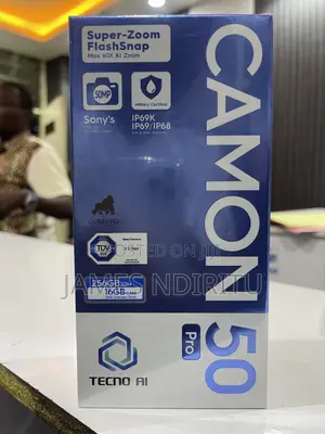 New Tecno Camon 50 Pro 256 GB Blue