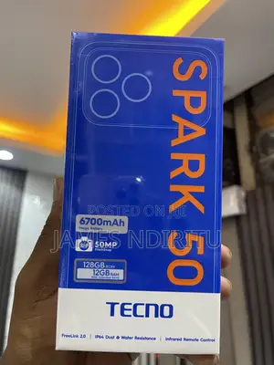 New Tecno Spark 50 128 GB Black
