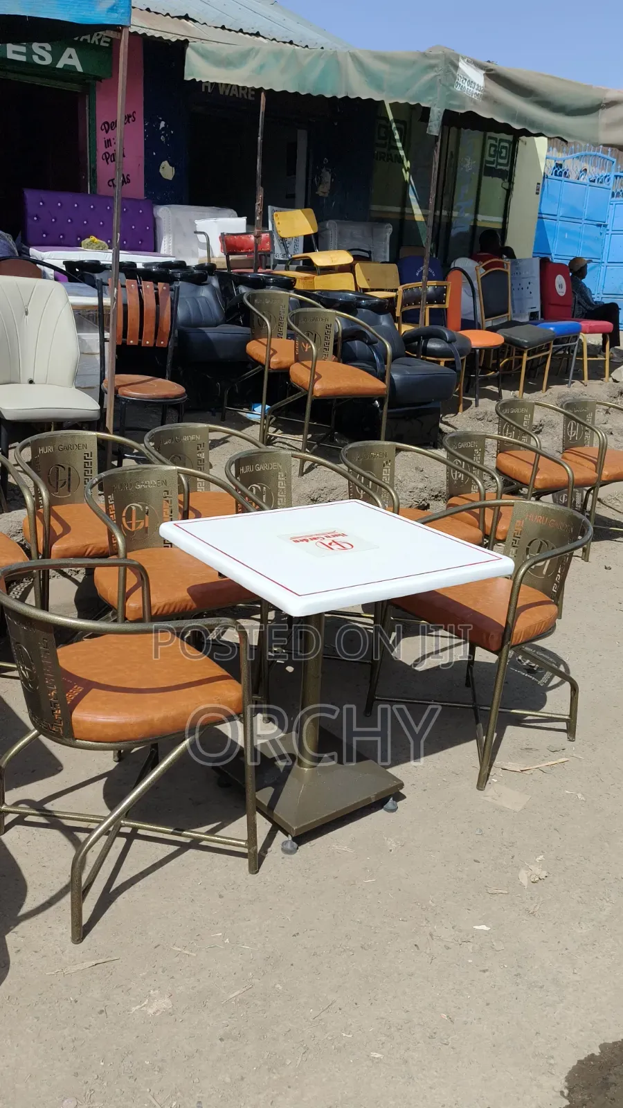 Restaurant Seats and Table