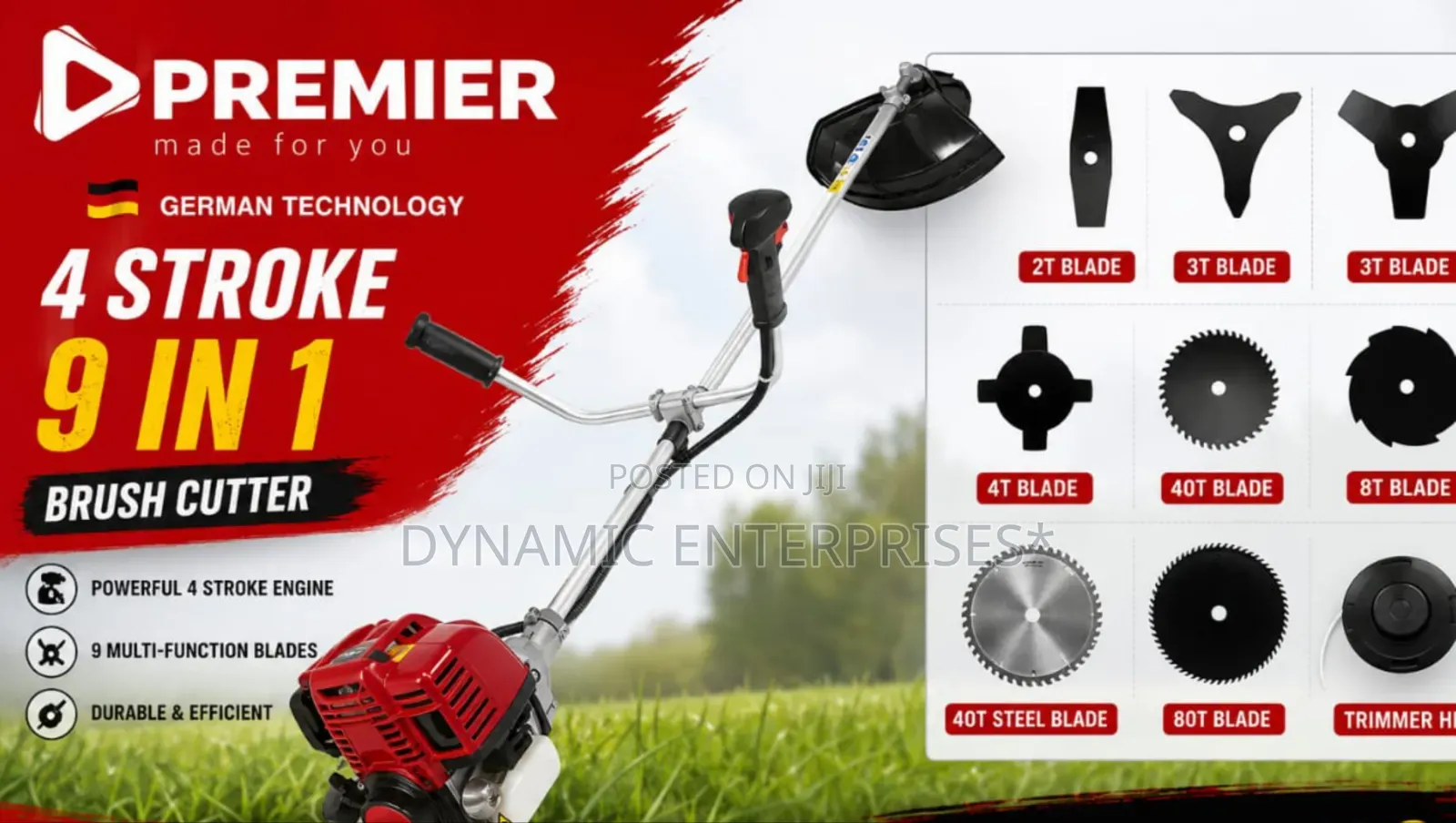 4stroke 9in1 Brush Cutter