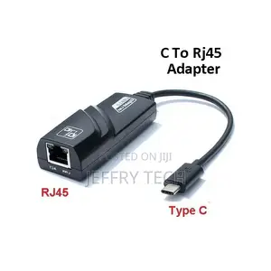 Type C To Rj45 Ethernet Adapter // 1000 Mbps Gigabit Type C To Lan Ad