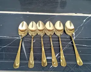 6pcs Gold Table Spoons