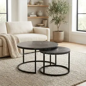 MDF Nesting Tables 50 70cm Diameters