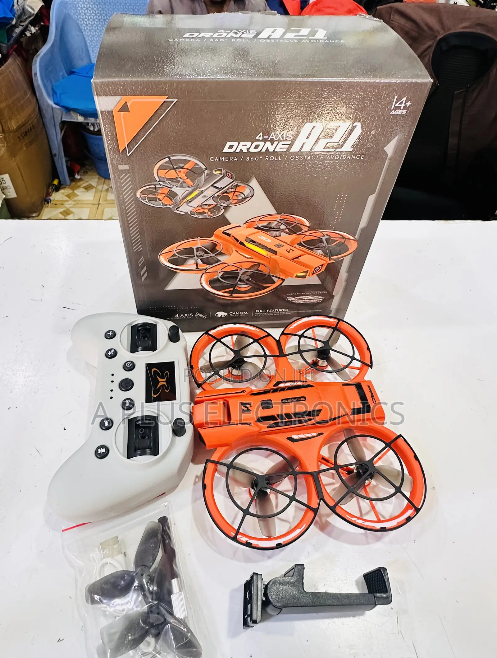 A21 Drone With 2 Cameras – Foldable Design Remote Control